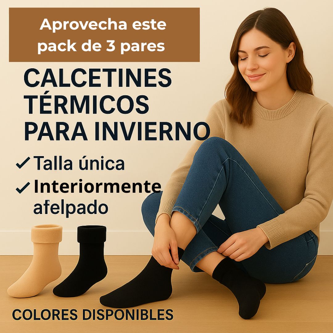 Pack de 12 Calcetines Térmicos VelvetHeat™